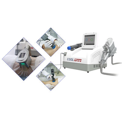 Καλή τιμή 2 μηχανή αδυνατίσματος σώματος δημιουργίας κοιλότητας Cryolipolysis κρουστικών κυμάτων λαβών σε απευθείας σύνδεση