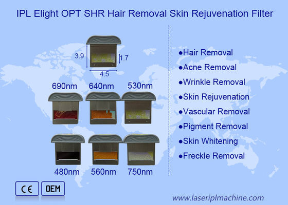 Καλή τιμή 430-1000nm IPL διάφορο φίλτρο ζωνών ανταλλακτικών μηχανών σε απευθείας σύνδεση