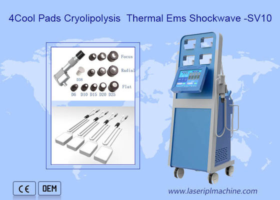 Καλή τιμή Σώμα 2 σε 1 Shockwave μηχανών αδυνατίσματος Cryolipolysis θεραπεία Cryo θεραπείας σε απευθείας σύνδεση