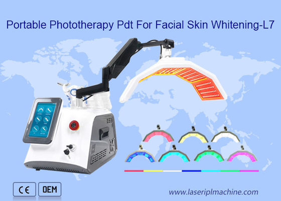 Φορητή μηχανή θεραπείας Phototherapy οδηγημένη Pdt ελαφριά για το του προσώπου δέρμα που λευκαίνει την ομορφιά